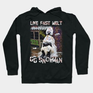 GG Snowman // Live Fast Melt GG Allin Tribute Hoodie